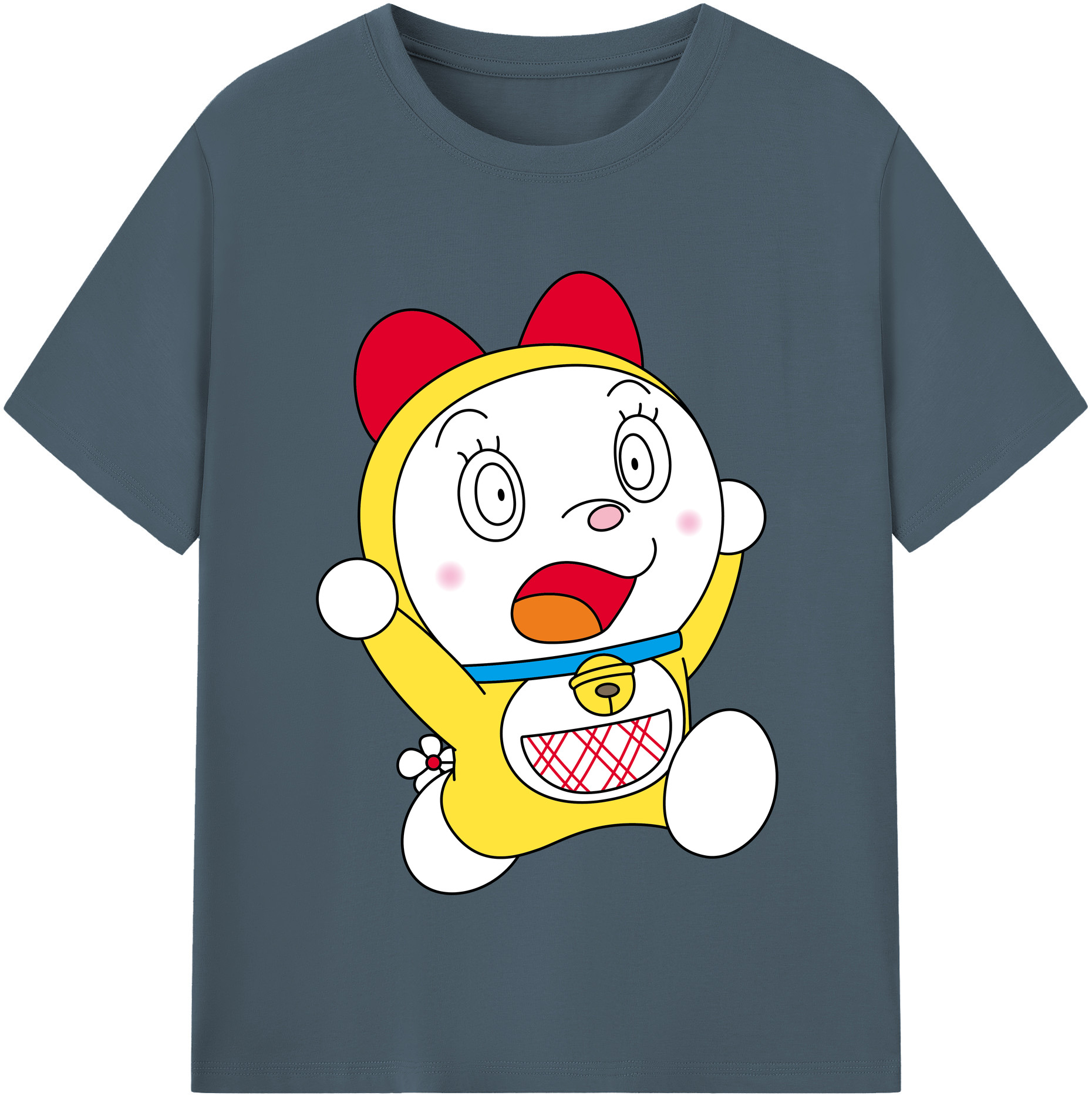 （画像用） ドラえもん ドラミ Doraemon Dorami 綿100％半袖Tシャツ（フロントプリント）